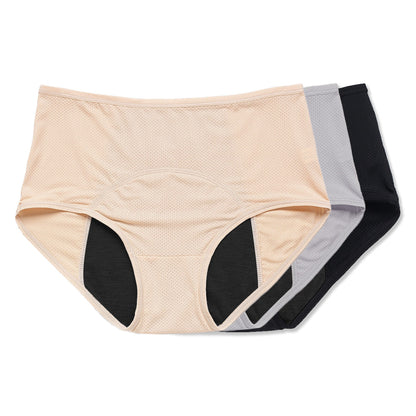 Comfy & Discreet Leakproof Underwear 3-Pack (Heavy Absorbency)