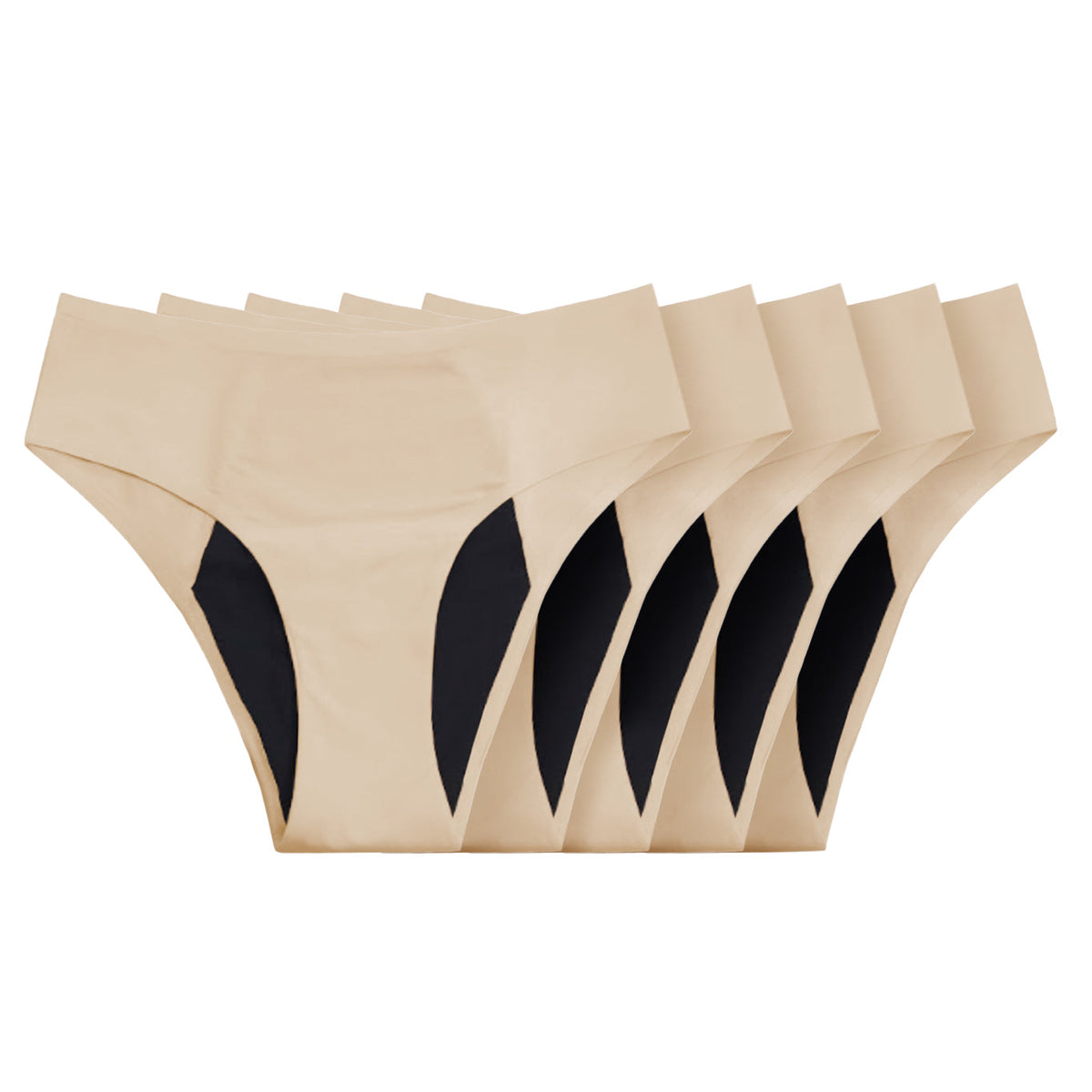 Seamless Leakproof Bikini (Heavy Absorbency 5-pack)