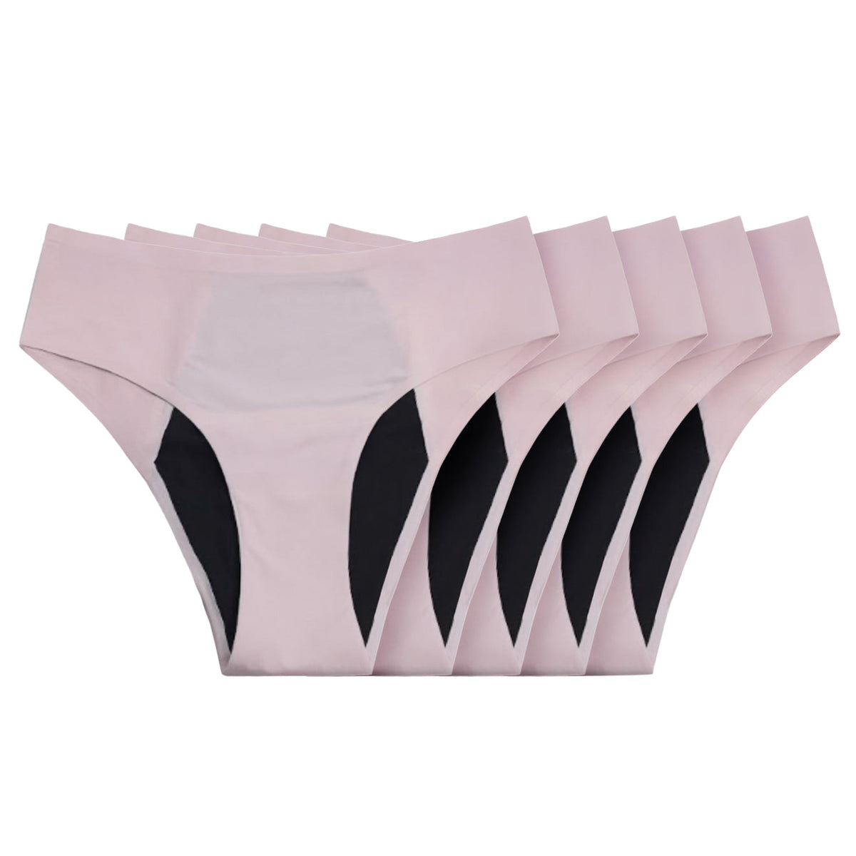 Seamless Leakproof Bikini (Heavy Absorbency 5-pack)