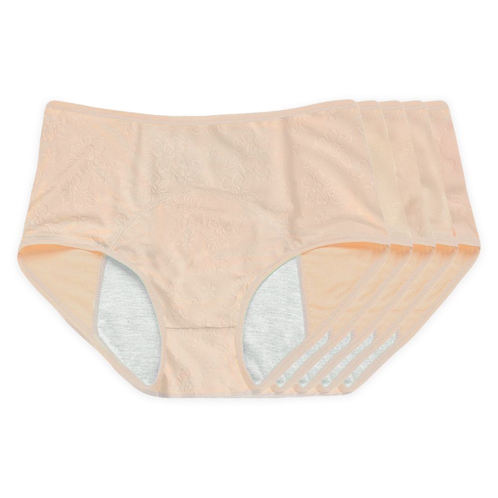 Floral Leakproof Underwear (5-Pack)