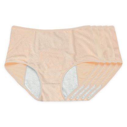 Floral Leakproof Underwear (5-Pack)