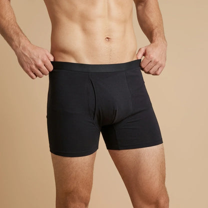 Men’s Leakproof Boxer Brief (Black 6-Pack)